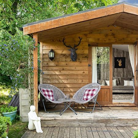 The Log Cabin With Private Hot Tub, Bath Βίλα Εξωτερικό φωτογραφία